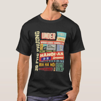 T-shirt Hanoï sous le style de rue de la capitale vietnami