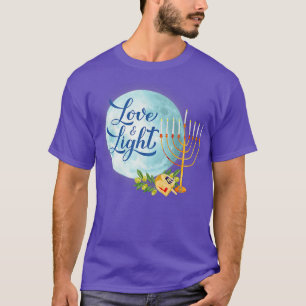 T-shirt Hanoukka Célébration Des Lumières Et L'Amour 9 Bou