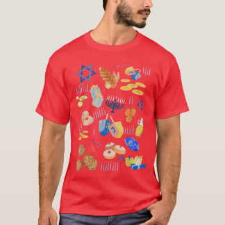 T-shirt Hanoukka Chanukah Outfit Latkes Love Happy Challah