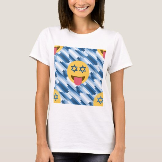 T-shirt hanoukka chanukkah emoji (Devant)