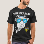 T-shirt Hanoukka Chat Chanukah Fermier juif<br><div class="desc">Hanoukka Chat Chanukah Fermier juif</div>