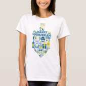 T-shirt Hanoukka Dreidel (Devant)