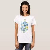 T-shirt Hanoukka Dreidel (Devant entier)