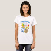 T-shirt Hanoukka heureux (Devant entier)