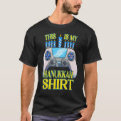T-shirt Hanoukka Jewish Christmas Boys This Is My Hanoukka (Devant)
