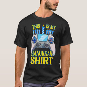 T-shirt Hanoukka Jewish Christmas Boys This Is My Hanoukka
