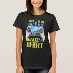 T-shirt Hanoukka Jewish Christmas Boys This Is My Hanoukka