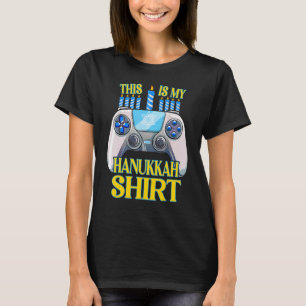 T-shirt Hanoukka Jewish Christmas Boys This Is My Hanoukka