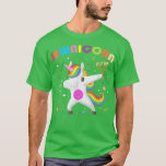 T-shirt Hanoukka Jewnicorn Unicorn Dabbing Chanukah juif<br><div class="desc">Hanoukka Jewnicorn Unicorn Dabbing Chanukah Juif Xmas T-Shirt.</div>
