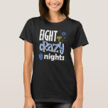 T-shirt Hanoukka juive huit nuits folles Chanukah Vintag<br><div class="desc">Hanoukka juive huit nuits folles Chanukah Vintage Menorah</div>