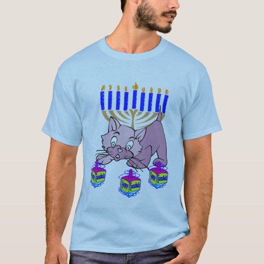T-shirt Hanoukka Kitty (Devant)