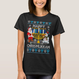 T-shirt Hanoukka Noël Joyeux Chrismukkah Juif Noël U