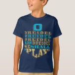 T-shirt Hanoukka "O Dreidel Dreidel Dreidel Dreidel" T-shi<br><div class="desc">Hanoukka "O Dreidel Dreidel Dreidel Now Dreidel I Shall Play" Choisissez parmi plusieurs couleurs, styles et tailles de chemise différents pour ce design! Merci d'être passé à la maison et de faire du shopping ! Très apprécié ! Joyeux Chanukah/Hanoukka !Modèle: Les enfants Hanes TAGLESS® T-ShirtWait 'jusqu'à ce que vous ayez...</div>