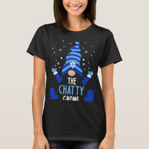 T-shirt Hanoukka ou vacances juives ou The Chatty Gnome