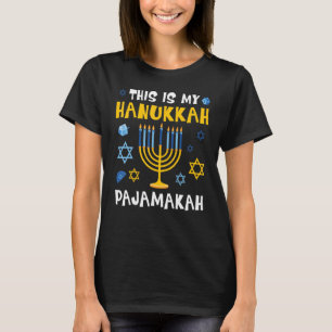 T-shirt Hanoukka Pajama C'Est Mon Pajamakah Garçons Filles