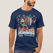 T-shirt Hanoukka Sloth (Devant)