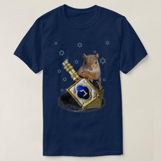 T-shirt Hanoukka Squirrel (Design devant)