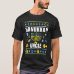 T-shirt Hanoukka Uncle Jew Chanukah Ugly Sweater Pajamas<br><div class="desc">Hanoukka Uncle Jew Chanukah Ugly Sweater Pajamas.</div>