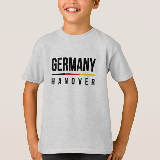 T-shirt Hanovre Allemagne (Devant)