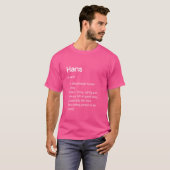 T-shirt Hans Name Definition Funny Dictionnaire (Devant entier)