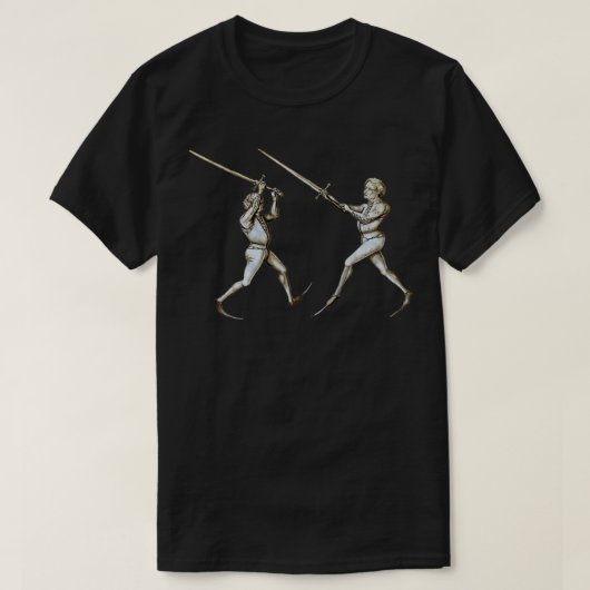T-shirt Hans Talhoffer Fechtbuch Artwork Upper et Lower S (Design devant)