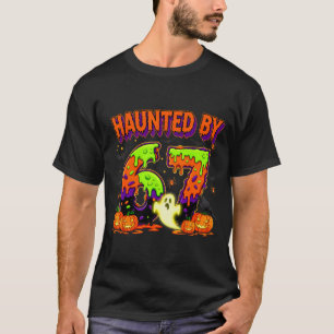 T-shirt Hanté par 67 drôle Six Sept Drip Fantôme Effrayant
