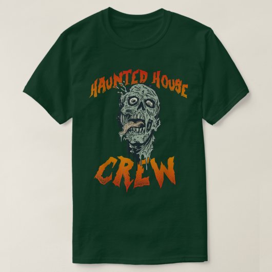 T-shirt Hantée de l'équipage de la maison de garde Hallowe (Design devant)