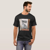 T-shirt Hanteri par mon chat (Devant entier)