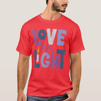 T-shirt Hanukka drôle d'amour et de lumière