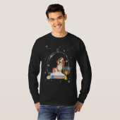 T-shirt Hanukkah Basset Hound Dog Snow Globe Pajama (Devant entier)