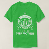 T-shirt Hanukkah Is Better with Step Mother Matching Famil (Design devant)