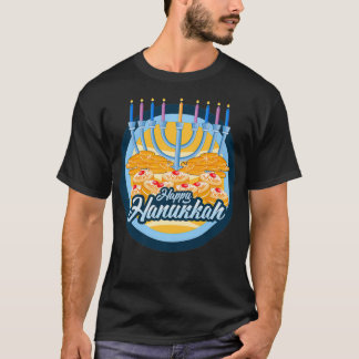 T-shirt Hanukkah Menorah Latkes