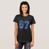 T-shirt Hanukkah Six Seven 67 Meme Funny Dreidel Menorah S (Devant entier)