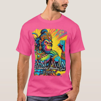 T-shirt Hanuman Hindu Mythology Monkey God Spirituality gi