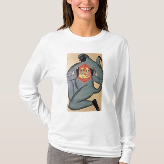 T-shirt Hanuman indiquant Rama et Sita (Devant)