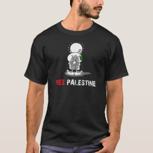 T-shirt hanzalah libre de la Palestine