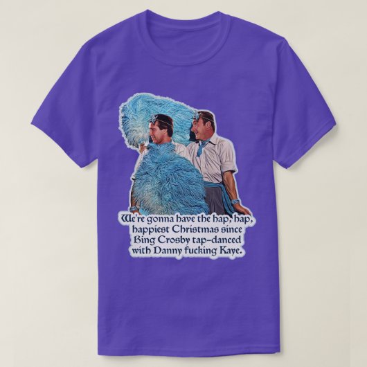 T-shirt Hap Happy Happest Christmas Sisters Reprise Mash U (Design devant)