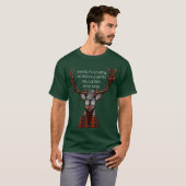 T-shirt Hap Pee Hall Lee Dayz Funny Hipster Deer (Devant entier)