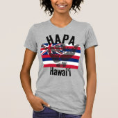 T-SHIRT HAPA HAWAII HI TRIBAL SHAKA BG (Devant)