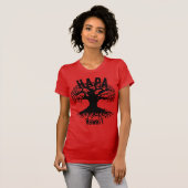 T-shirt HAPA HAWAII ROOTS Blk (Devant entier)