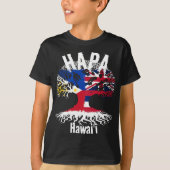 T-SHIRT HAPA PHILIPPINES RACINES HAWAII (Devant)