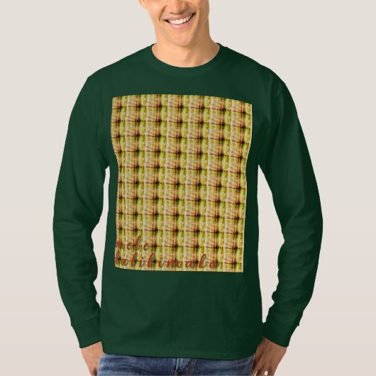 T-shirt Hapa Plaid Green 1974, (Devant)