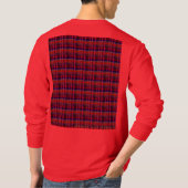 T-shirt Hapa Plaid Orange 1974, (Dos)