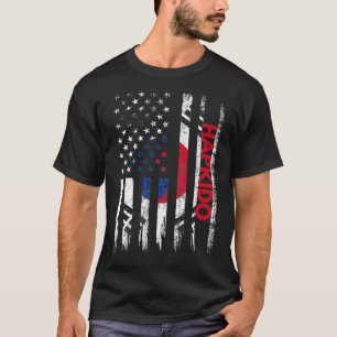 T-shirt Hapkido Karate Martial Arts Training Drapeau corée