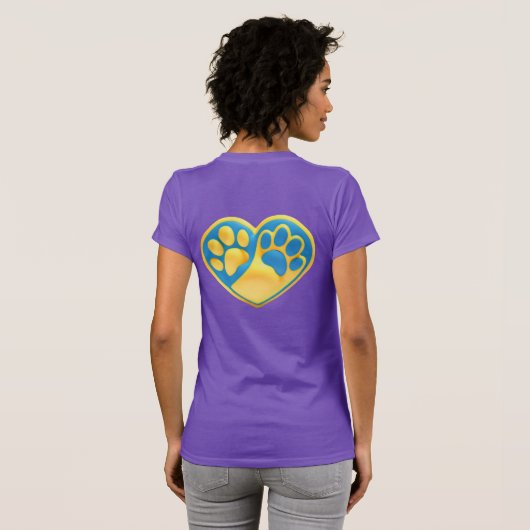 T-Shirt Happier dog (Dos entier)