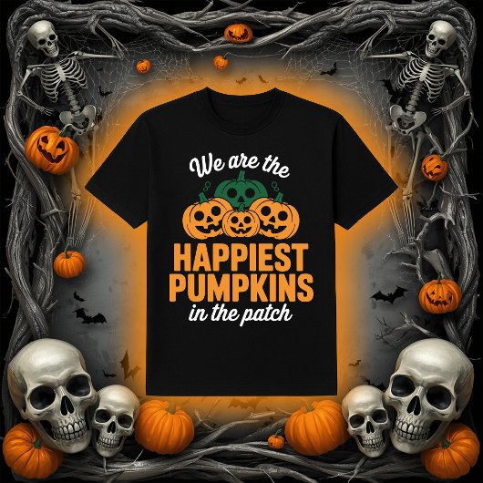 T-shirt Happiest Pumpkins in the Patch Halloween