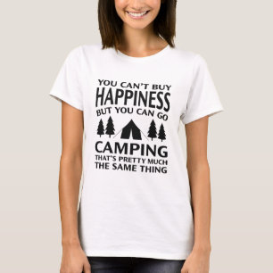 T-shirt Happiness Camping