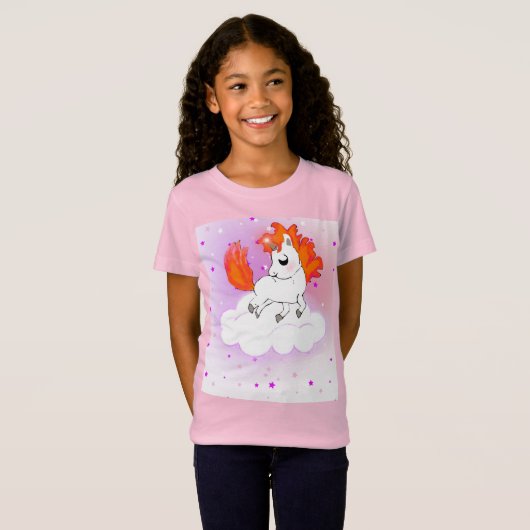 T-Shirt Happiness magic unicorn (Devant entier)