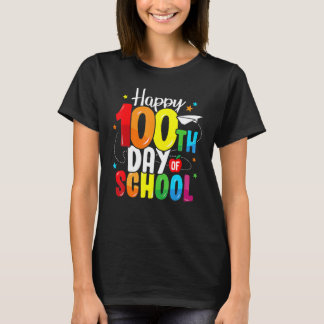 T-shirt Happy 100 Days Of School And Still Poppin 100th Da