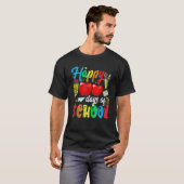 T-shirt Happy 100 Days of School for Teachers Kids Boys G (Devant entier)
